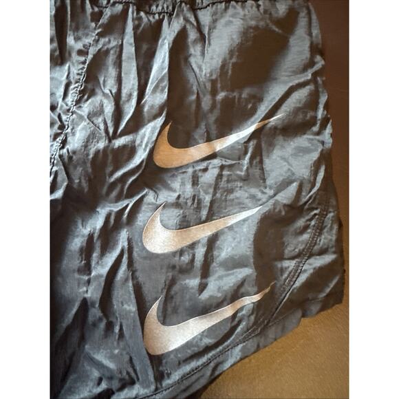 Nike Shorts Womens S Grey/Black Running Dri-Fit Athletic Lined - Picture 2 of 5